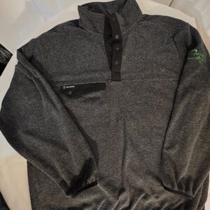 Dri-Duck Denali Charcoal Gray Quarter-Snap Fleece Pullover. Sz Xl